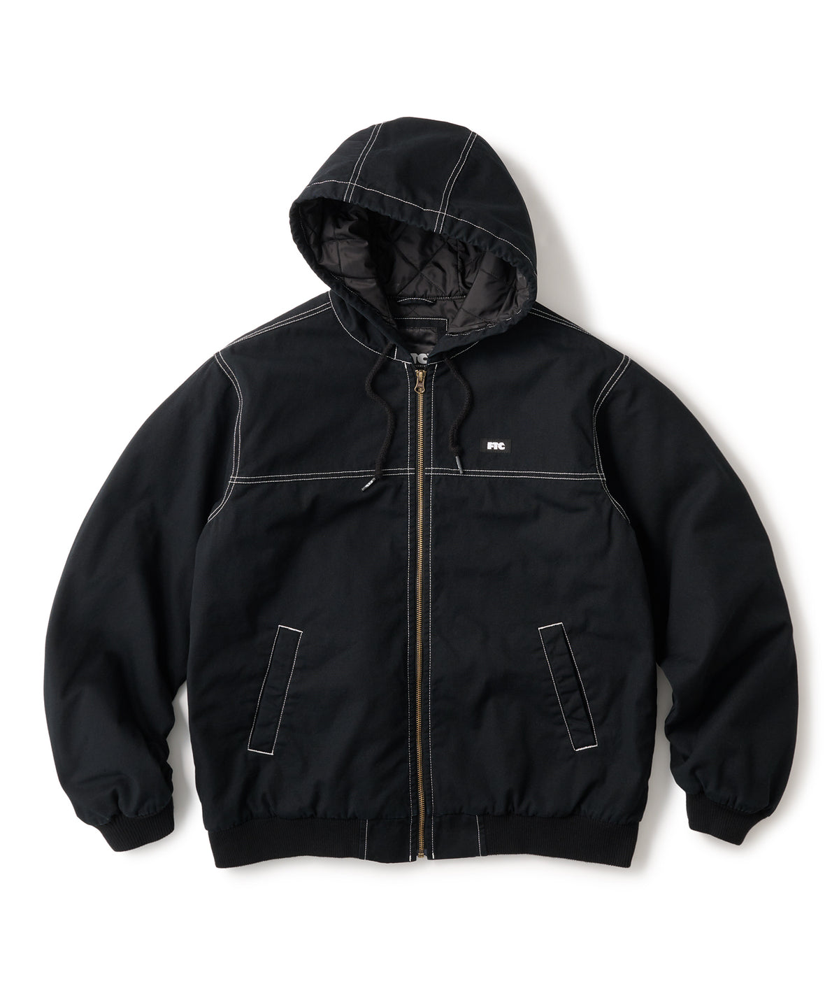 FTC WASHED CANVAS HOODED JACKET