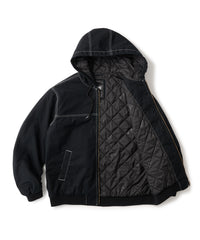 FTC WASHED CANVAS HOODED JACKET