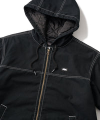 FTC WASHED CANVAS HOODED JACKET