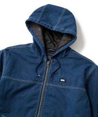 FTC WASHED CANVAS HOODED JACKET