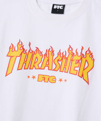 THRASHER X FTC LOGO TEE