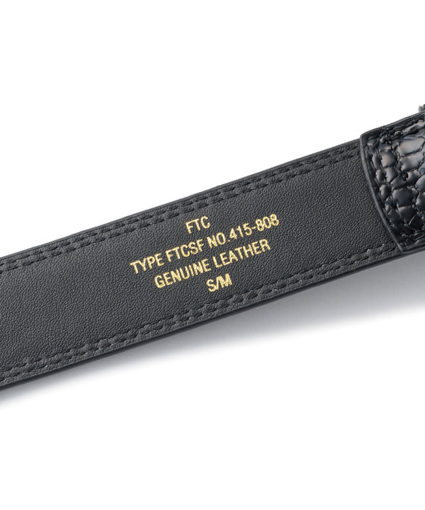 FTC SNAKE LEATHER BELT