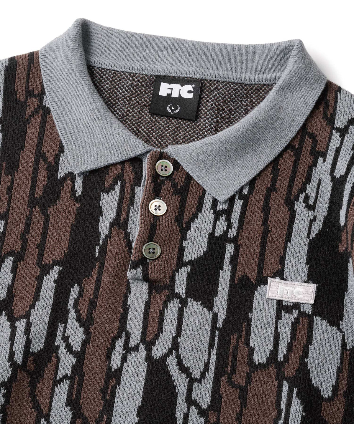 FTC KNIT POLO SWEATER