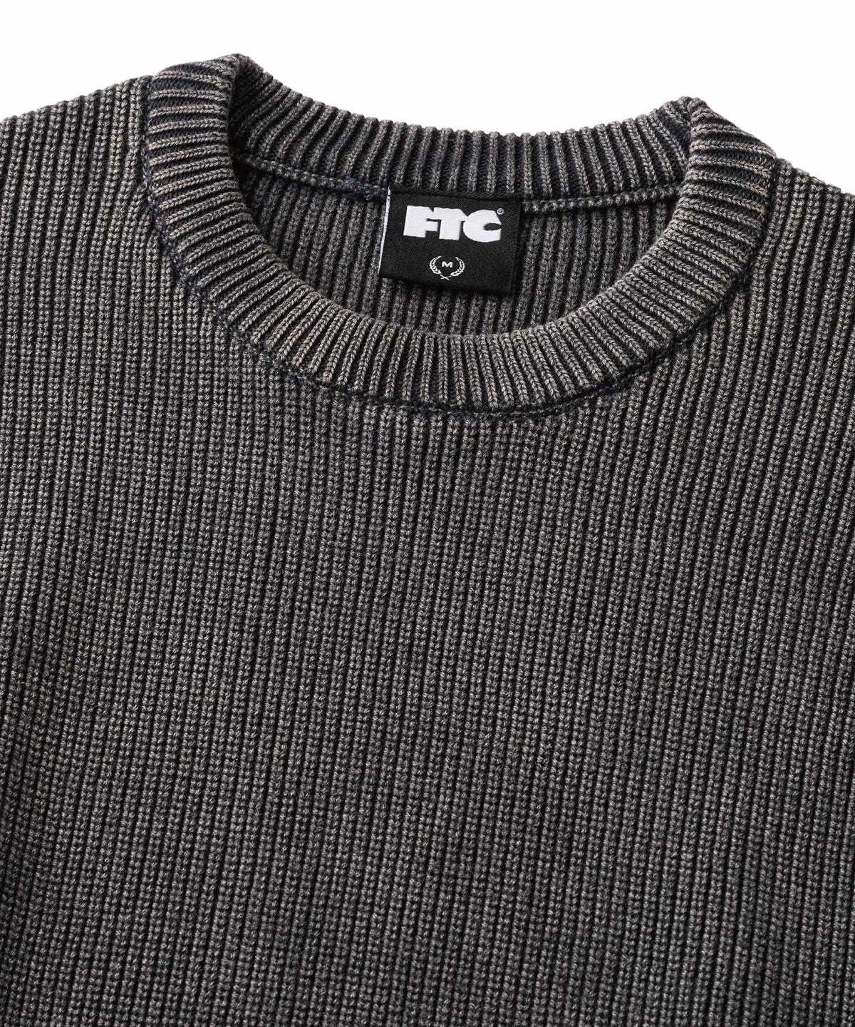 FTC BLEACH RIB KNIT SWEATER