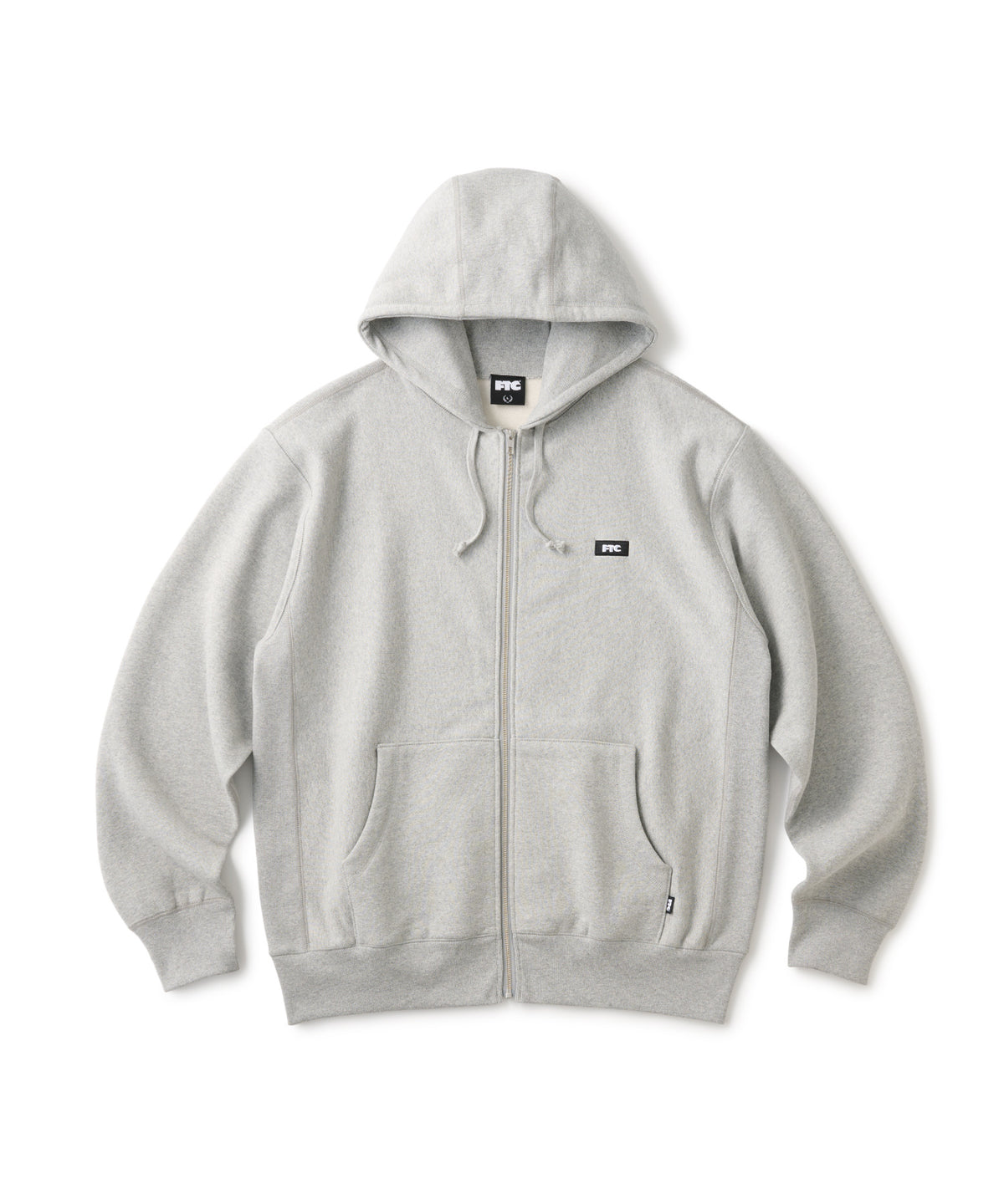 FTC BOX LOGO ZIP UP HOODED SWEATSHIRT