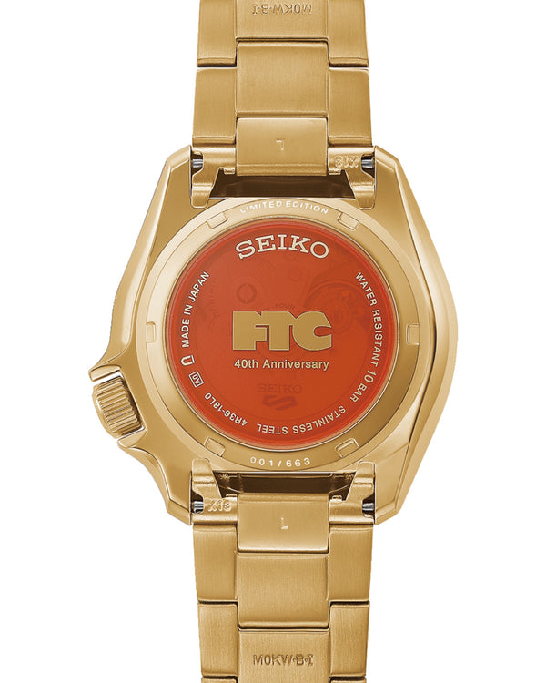 SEIKO X FTC 5 SPORT SKX SERIES (ORANGE)