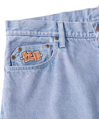 FTC OVERDYED EMB JEAN (BAGGY FIT)