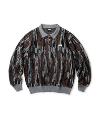 FTC KNIT POLO SWEATER