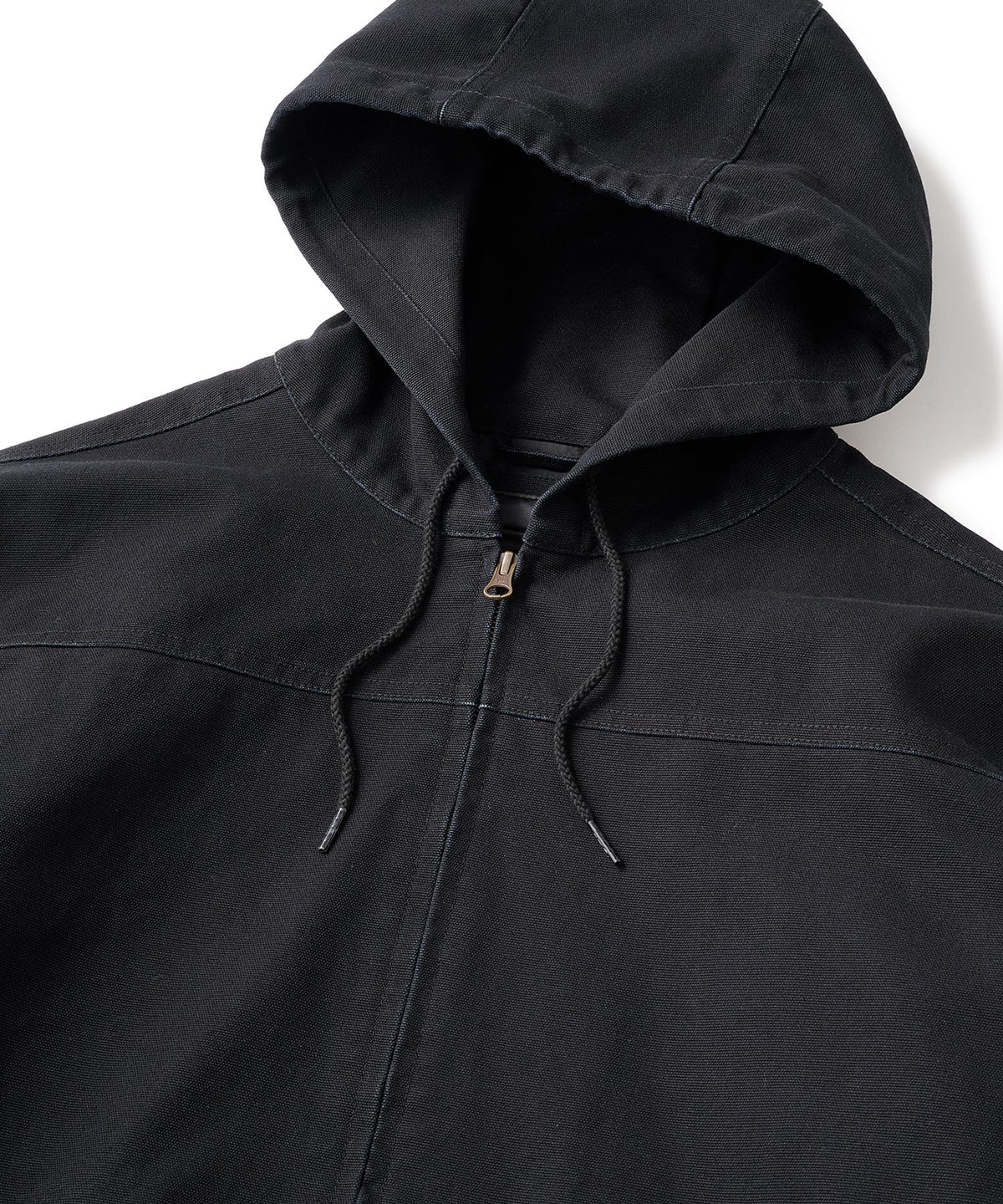 FTC WASHED CANVAS HOODED JACKET
