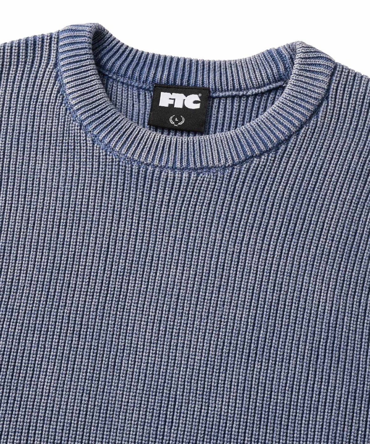 FTC BLEACH RIB KNIT SWEATER