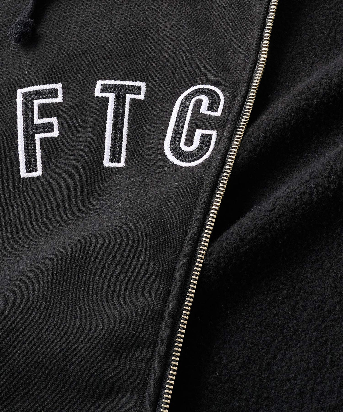 FTC ARC LOGO ZIP UP HOODED SWEATSHIRT