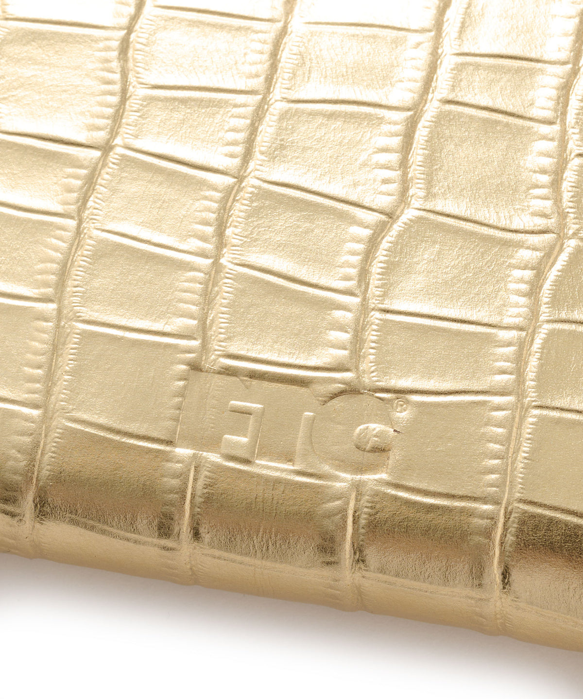 FTC CROC LEATHER COMPACT WALLET