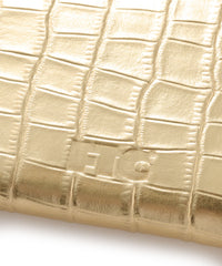 FTC CROC LEATHER COMPACT WALLET