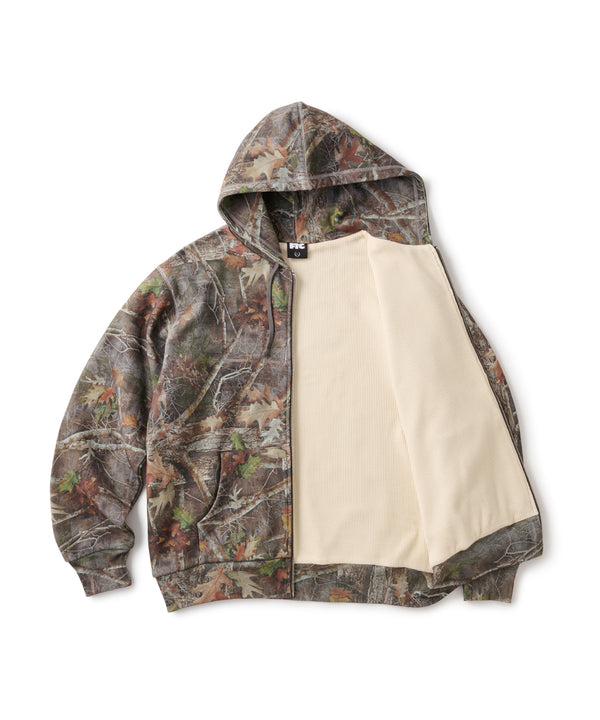 FTC THERMAL LINED ZIP UP HOODED SWEATSHIRT