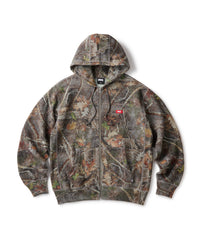 FTC BOX LOGO ZIP UP HOODED SWEATSHIRT