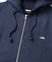 FTC BOX LOGO ZIP UP HOODED SWEATSHIRT
