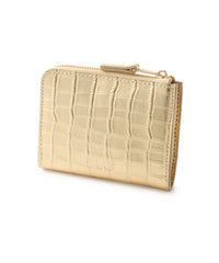 FTC CROC LEATHER COMPACT WALLET