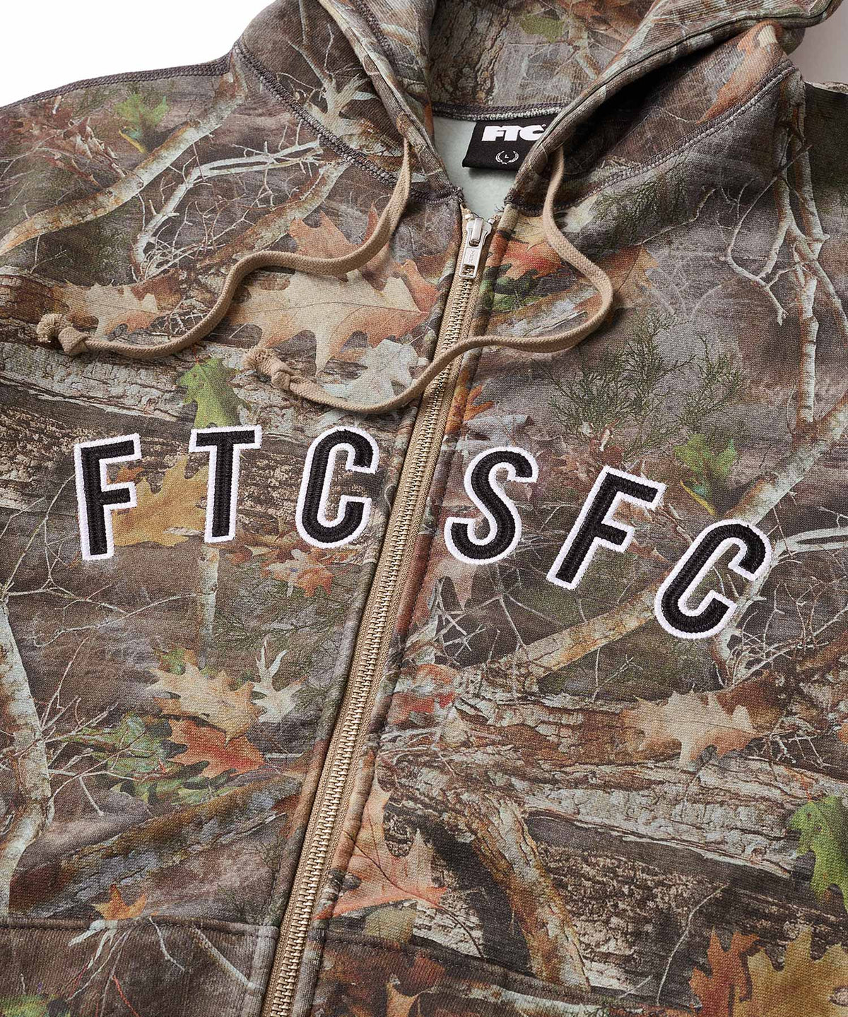 FTC ARC LOGO ZIP UP HOODED SWEATSHIRT