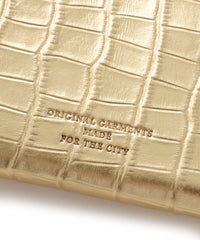 FTC CROC LEATHER COMPACT WALLET