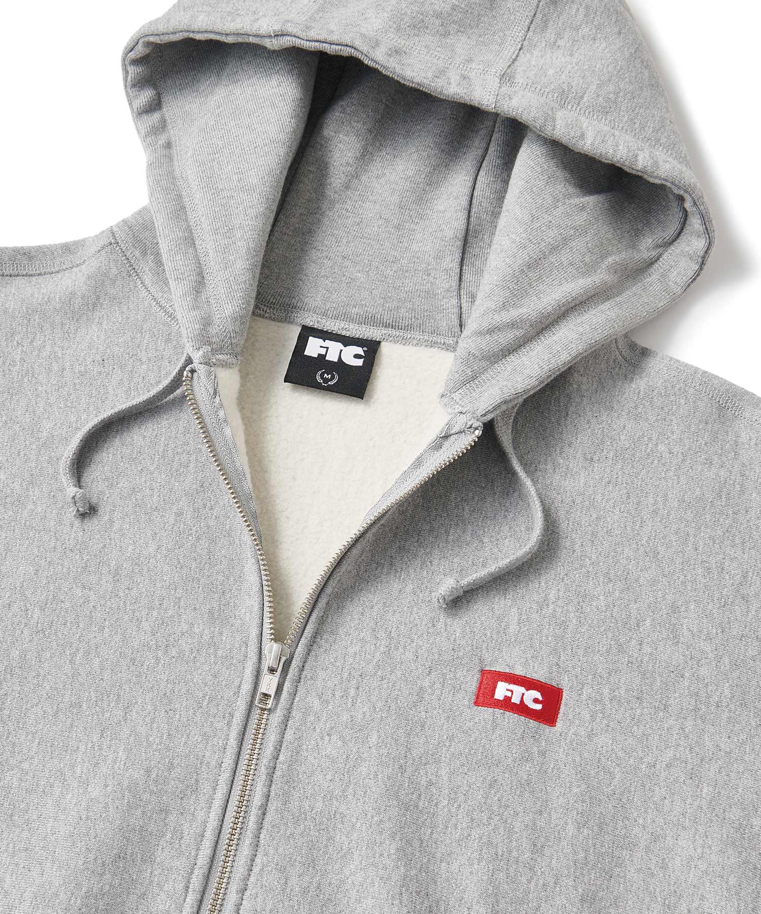 FTC SMALL BOX LOGO ZIP UP HOODED SWEATSHIRT