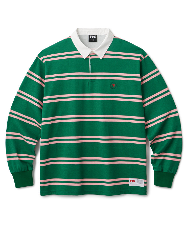 FTC PRINTED STRIPE RUGBY SHIRT