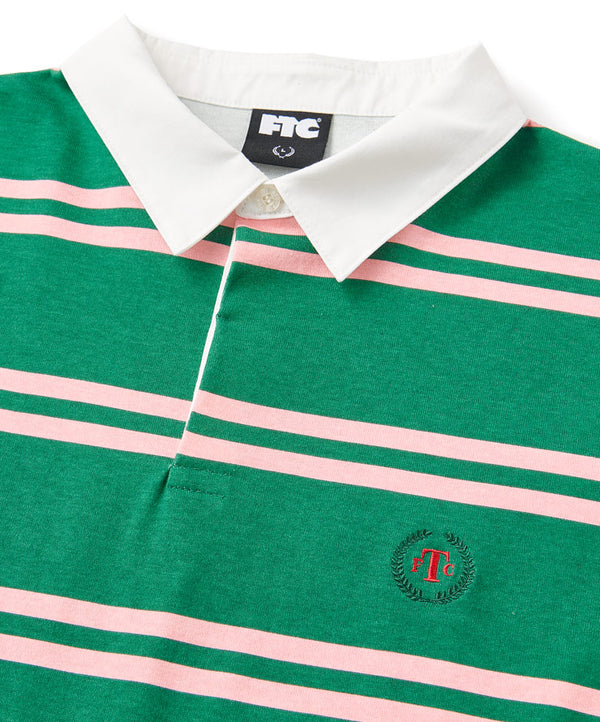 FTC PRINTED STRIPE RUGBY SHIRT