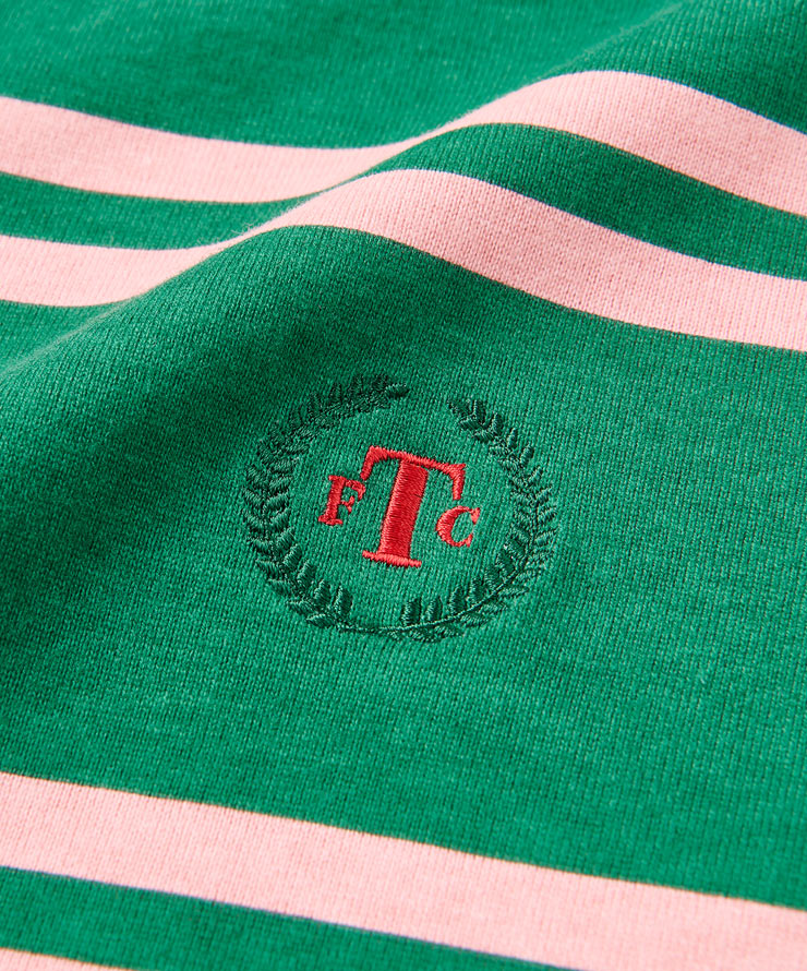 FTC PRINTED STRIPE RUGBY SHIRT