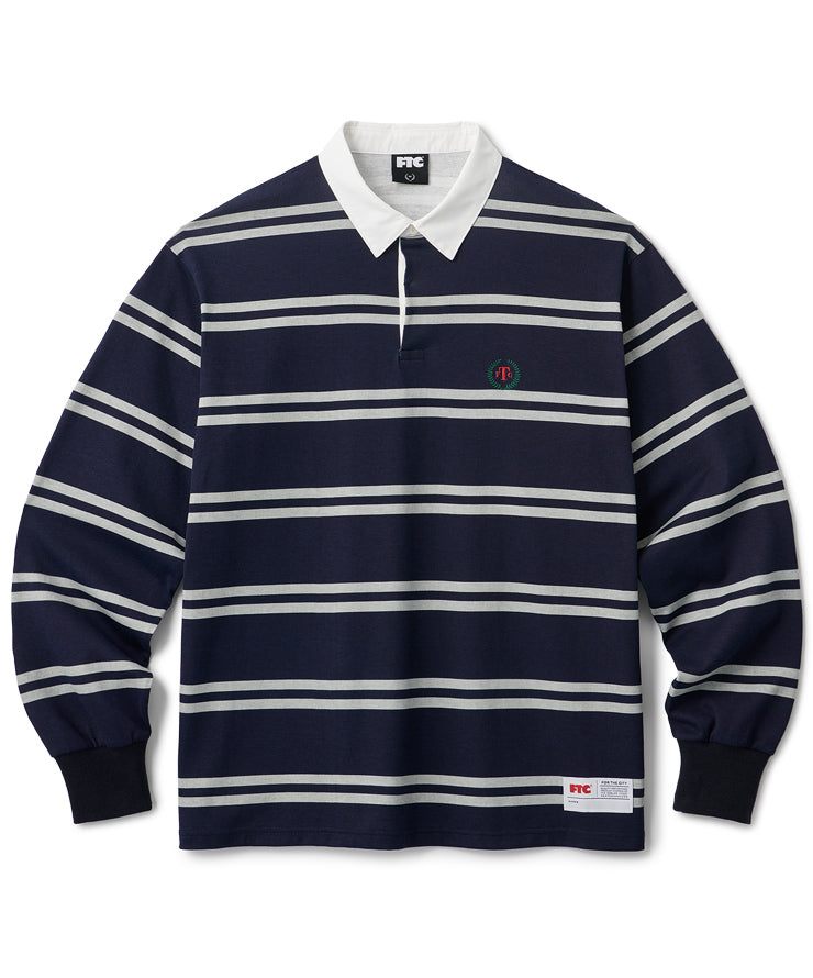 FTC PRINTED STRIPE RUGBY SHIRT – FTC SKATEBOARDING