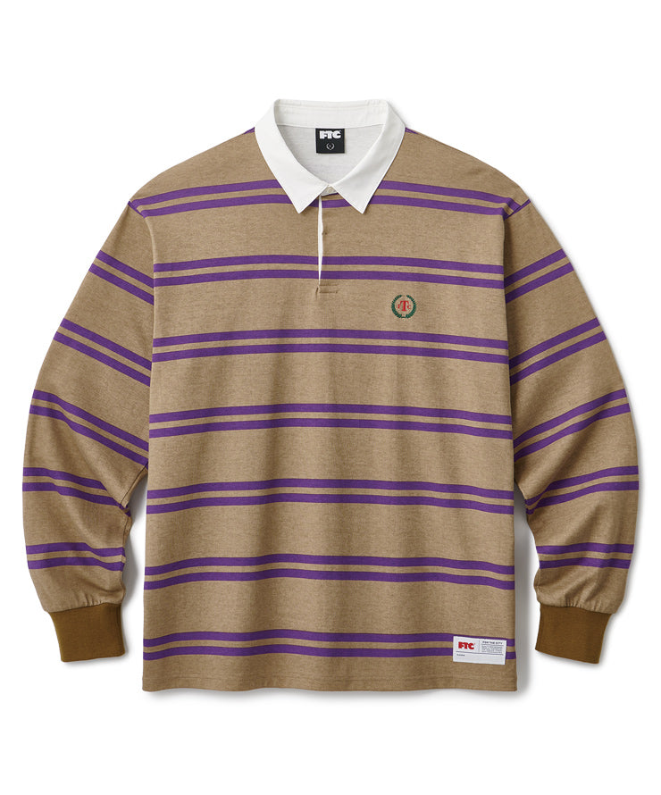 FTC PRINTED STRIPE RUGBY SHIRT – FTC SKATEBOARDING