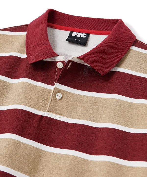 FTC PRINTED STRIPE POLO