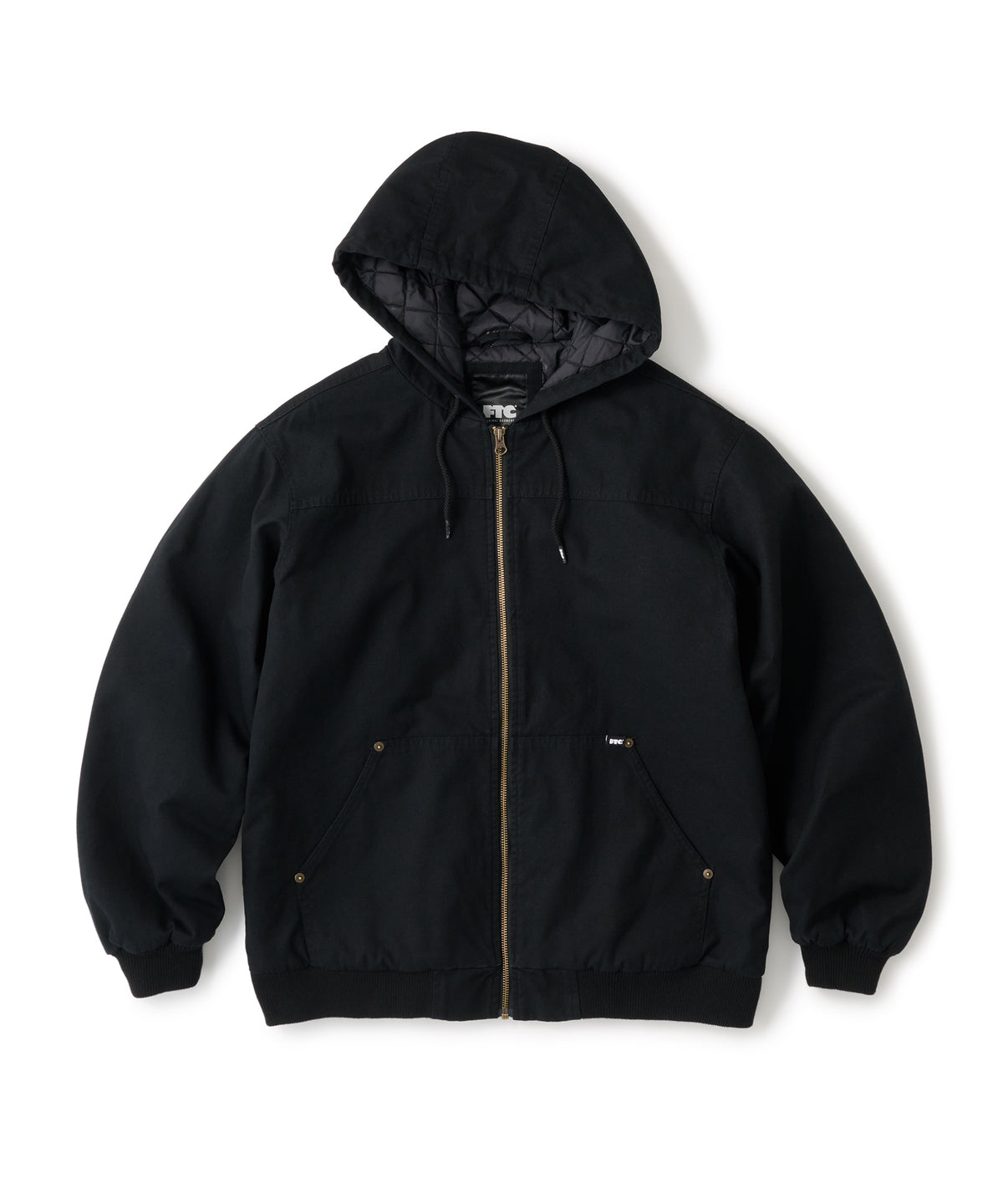 FTC WASHED CANVAS HOODED JACKET