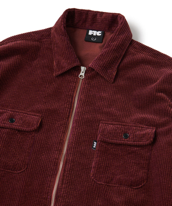 FTC CORDUROY ZIP UP SHIRT