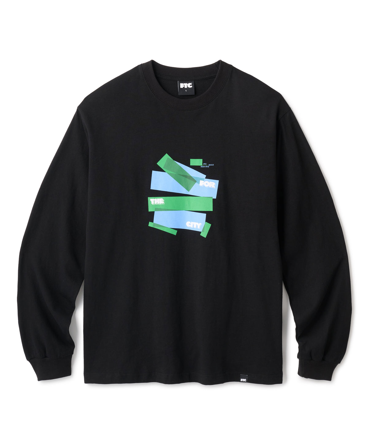 FTC BLUE & GREEN L/S TEE