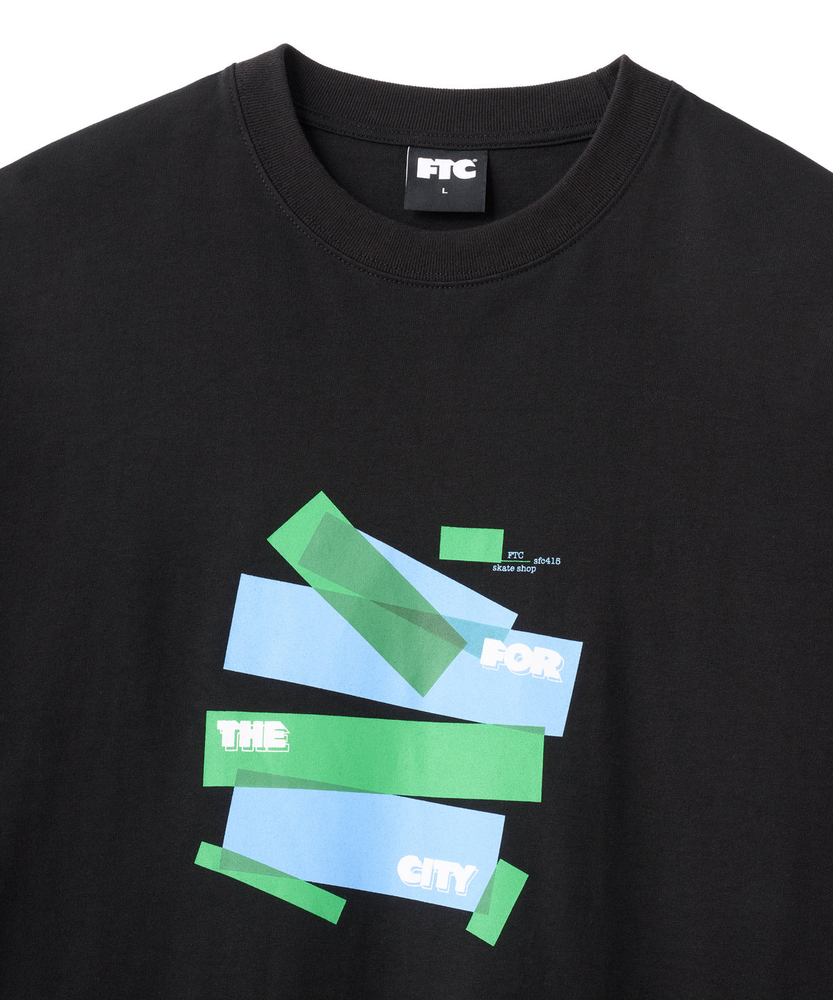 FTC BLUE & GREEN L/S TEE