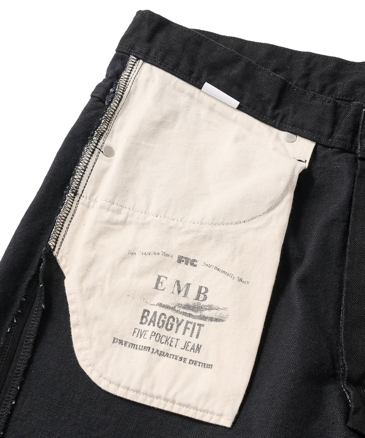 FTC EMB JEAN (BAGGY FIT)