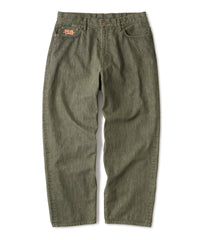 FTC OVERDYED EMB JEAN (BAGGY FIT)