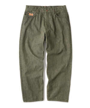 FTC OVERDYED EMB JEAN (BAGGY FIT)