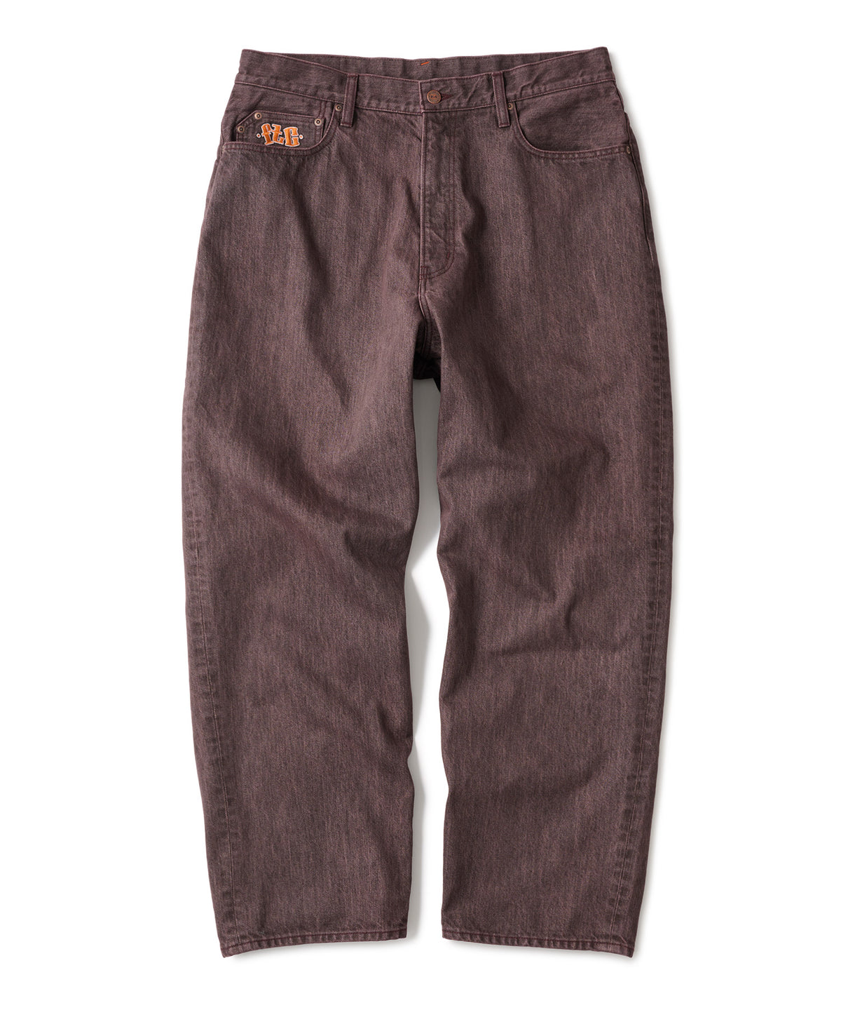 FTC OVERDYED EMB JEAN (BAGGY FIT)