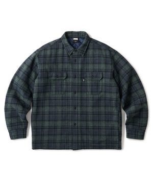 FTC QUILTED LINED PLAID NEL SHIRT
