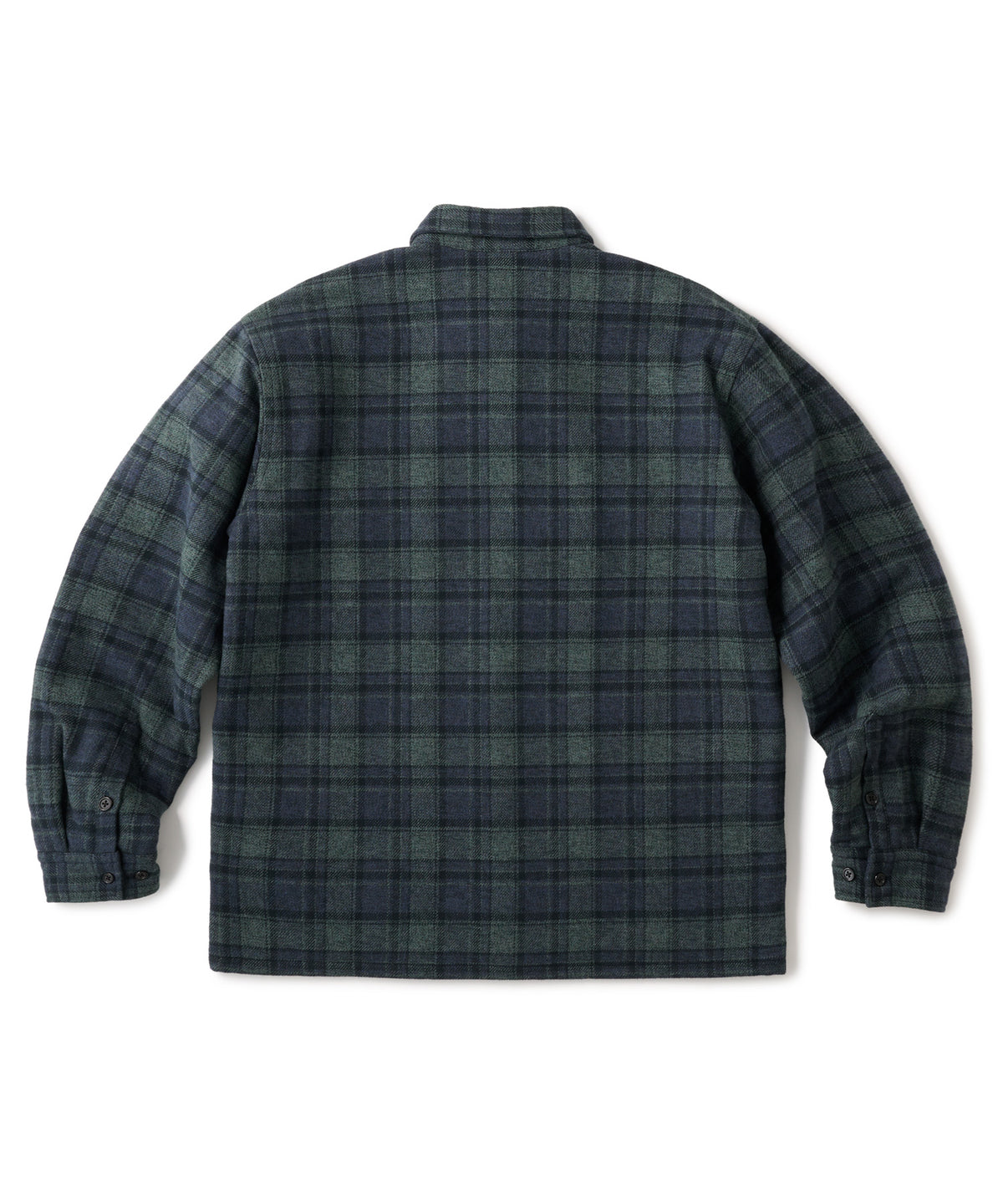 FTC QUILTED LINED PLAID NEL SHIRT