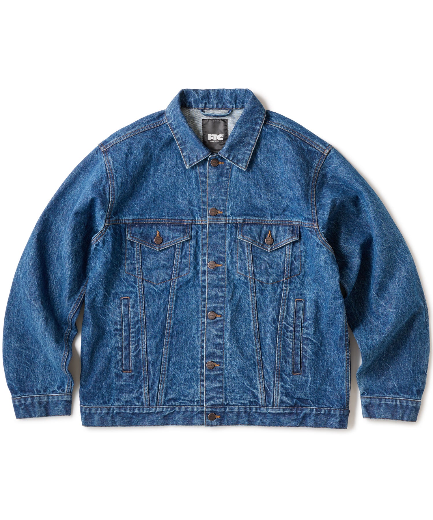 FTC OVERDYED DENIM CHORE JACKET ブラック M FTC DENIM TRUCKER JACKET – FTC SKATEBOARDING