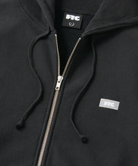 FTC REFLECTIVE SMALL BOX LOGO ZIP UP HOODED SWEATSHIRT