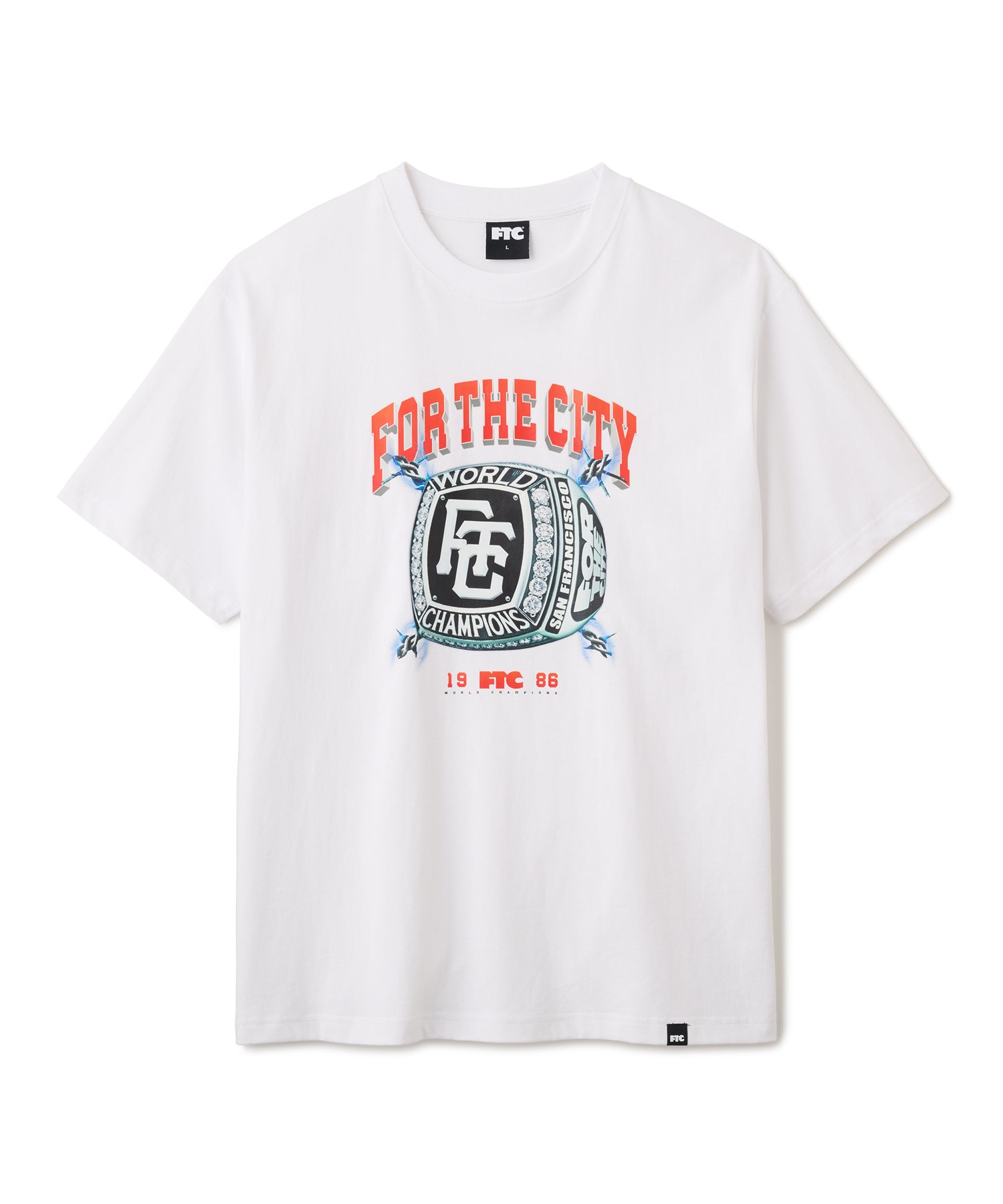 FTC FOR THE CITY Tシャツ Lサイズ ホワイト FTC FOR THE CITY Tシャツ Lサイズ ホワイト FTC FOR THE CITY T