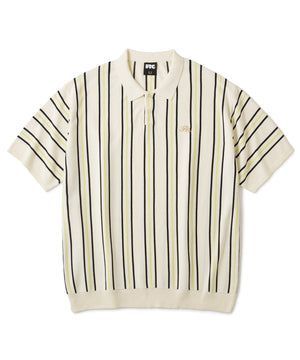 FTC STRIPE KNIT POLO