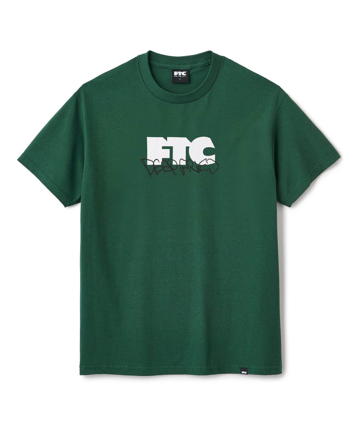 新品未使用】FTC ワンポイントロゴ入り定番カラーTシャツ 人気Lサイズ-