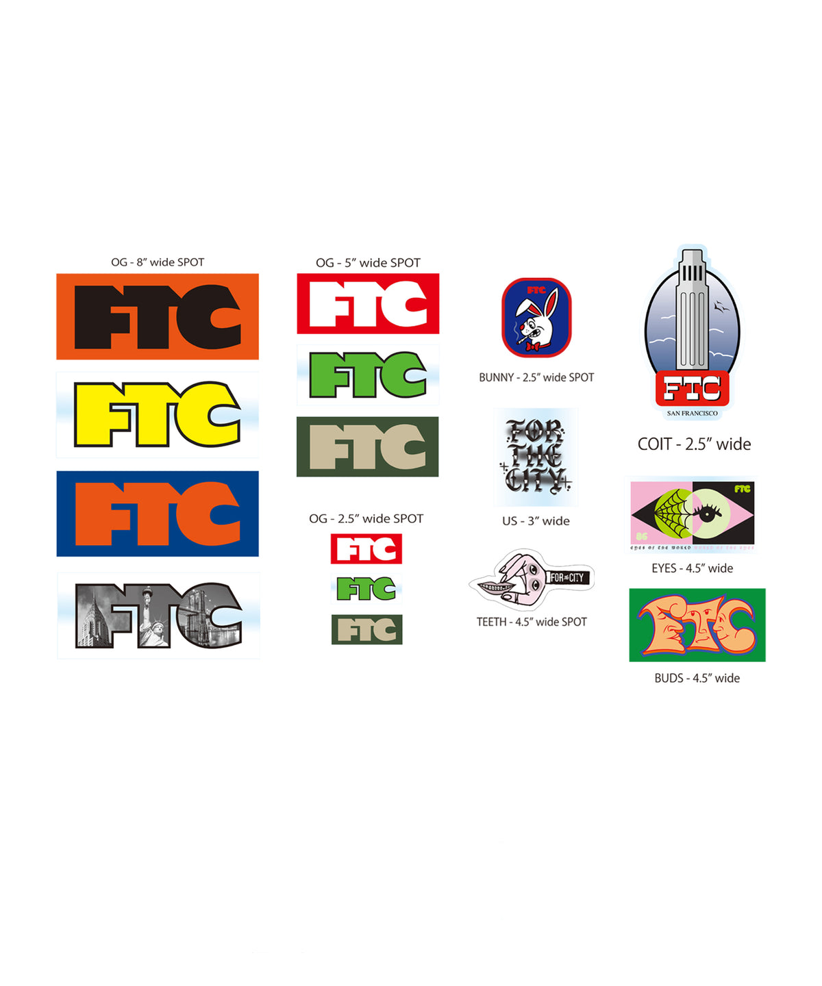 FTC SS25 STICKER PACK