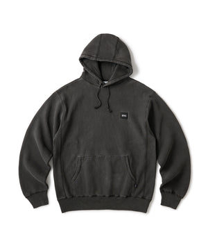FTC PIGMENT DYED BOX LOGO PULLOVER HOODED SWEATSHIRT