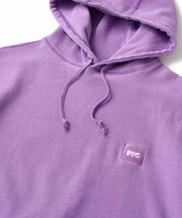 FTC PIGMENT DYED BOX LOGO PULLOVER HOODED SWEATSHIRT