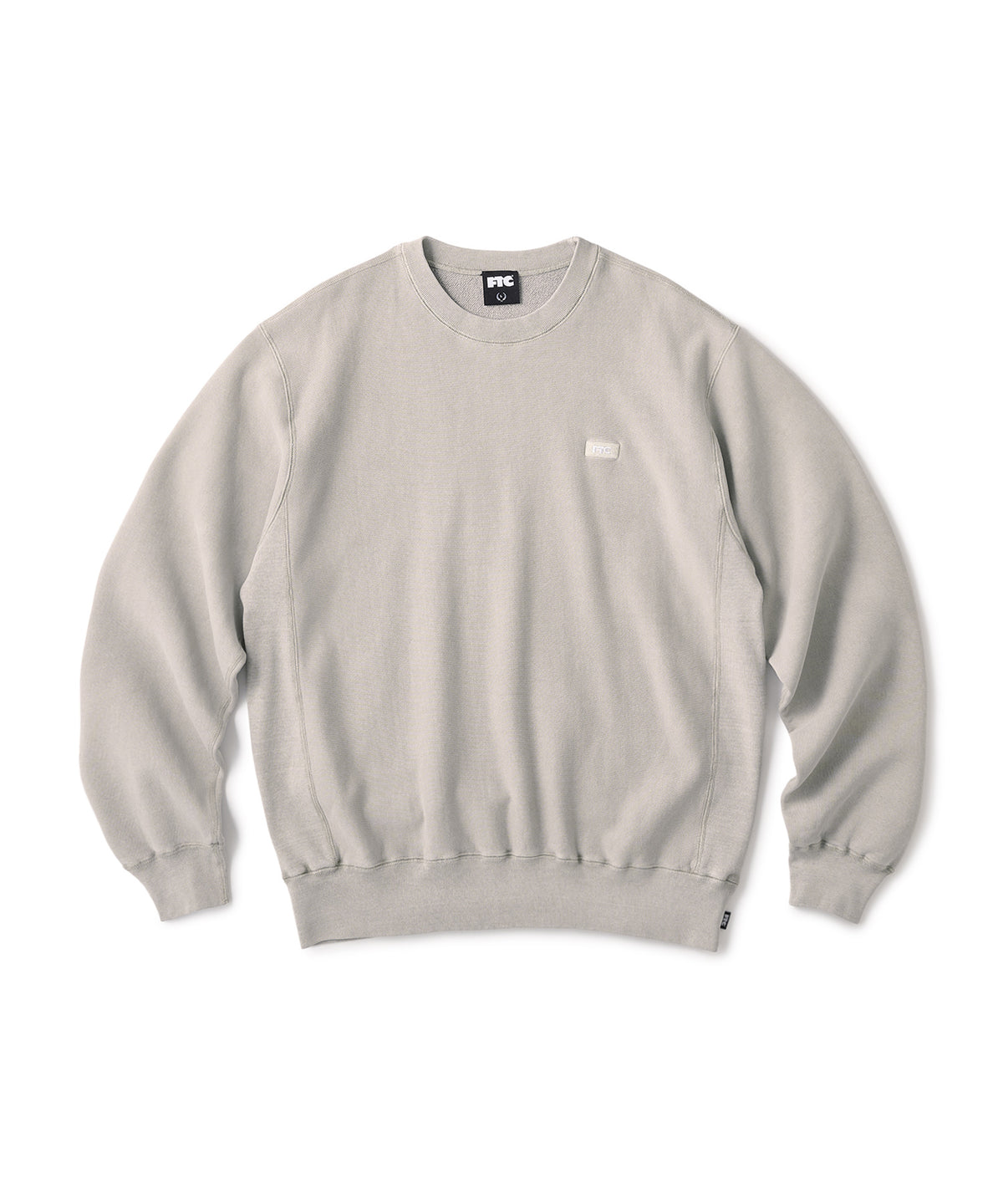 FTC PIGMENT DYED BOX SMALL BOX LOGO CREWNECK SWEATSHIRT
