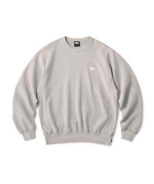 FTC PIGMENT DYED BOX SMALL BOX LOGO CREWNECK SWEATSHIRT